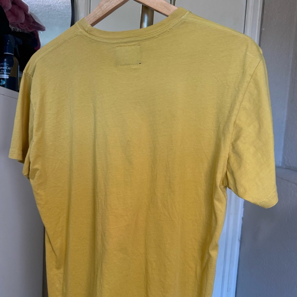 EUC Retrobrand Mustard Yellow Pink Floyd Graphic T-Shirt Size Small - Picture 7 of 9